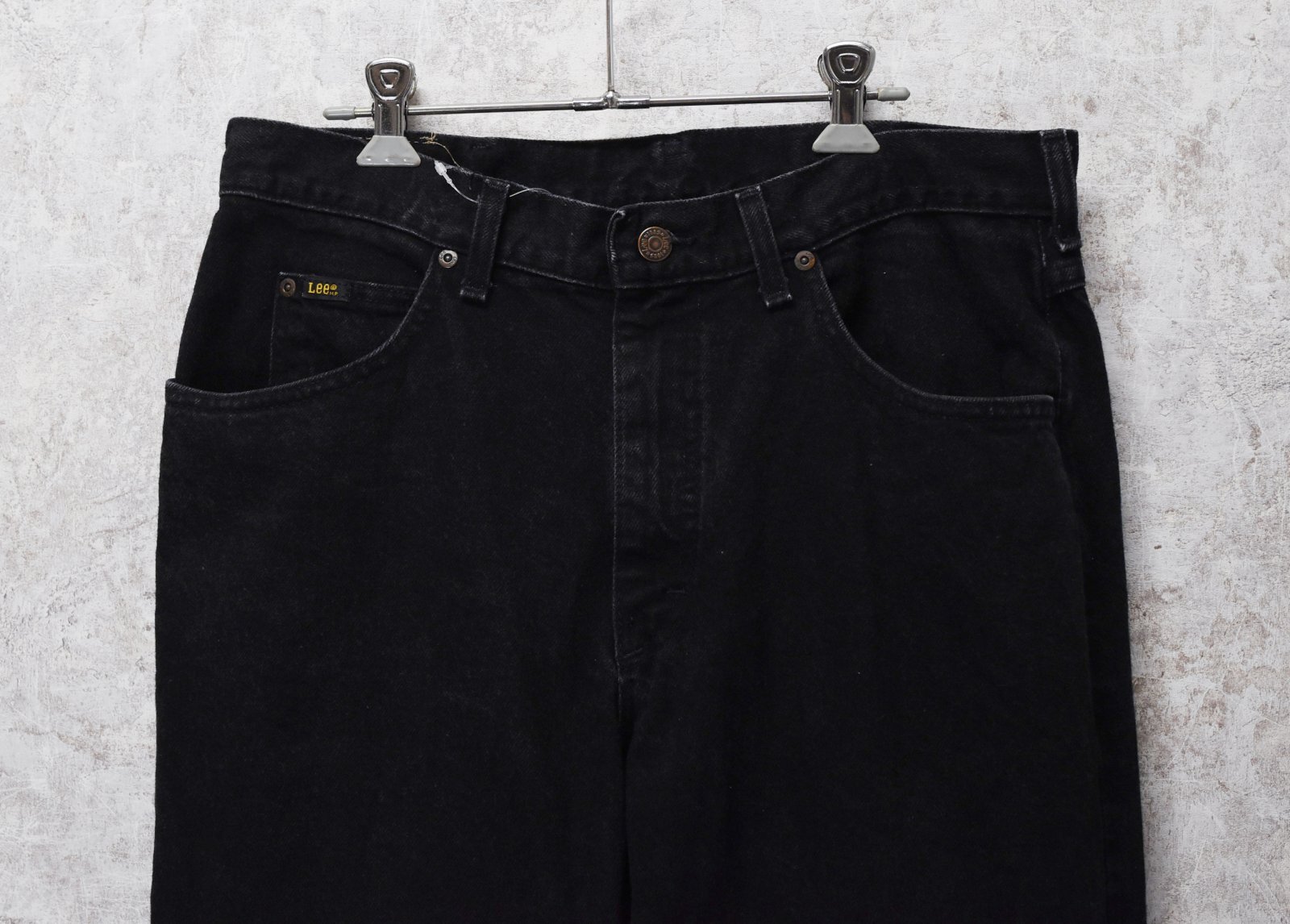 【美品】Lee リー 90s~ USA製 ブラック デニムパンツ ストレート Lee - 【美品】Lee リー 90s~ USA製 ブラック デニムパンツ