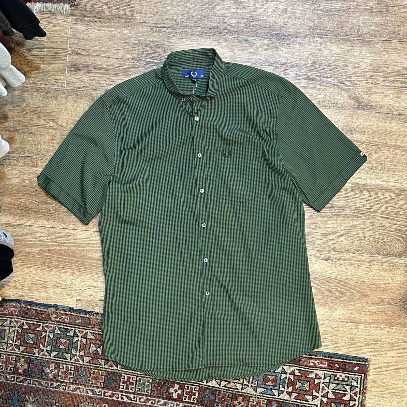 ポルトガル製 ビンテージ 【フレッドペリー】Fred Perry【緑x黒