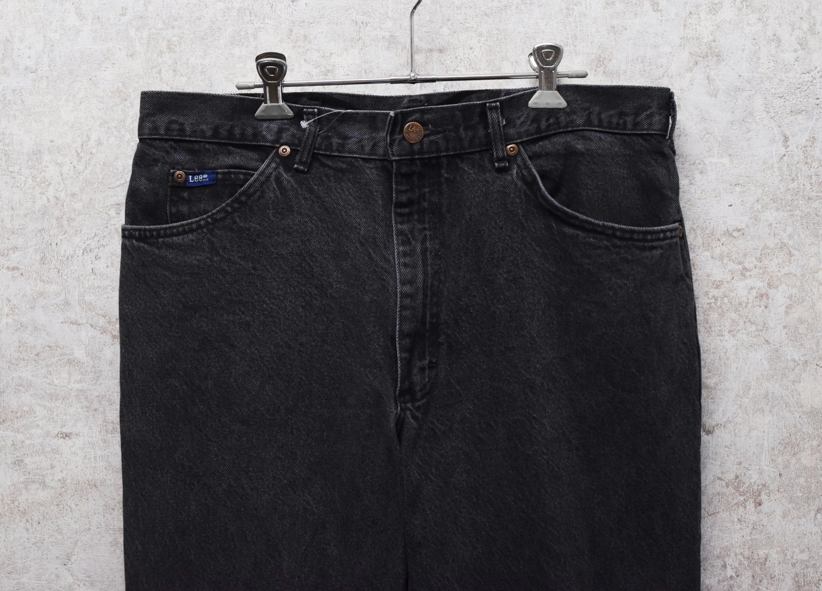 Lee リー W34 ブラックデニム ボトム パンツ 古着 黒 14858 Lee ブラックデニムパンツ W34 – 古着屋Top of the Hillのネット