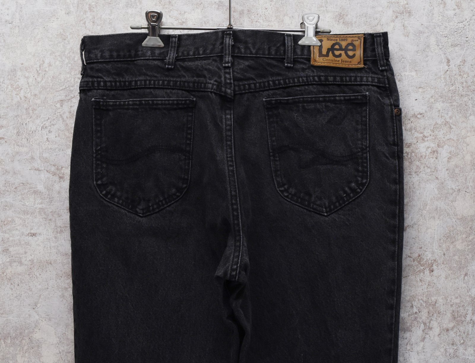 Lee リー W34 ブラックデニム ボトム パンツ 古着 黒 14858 Lee ブラックデニムパンツ W34 – 古着屋Top of the Hillのネット