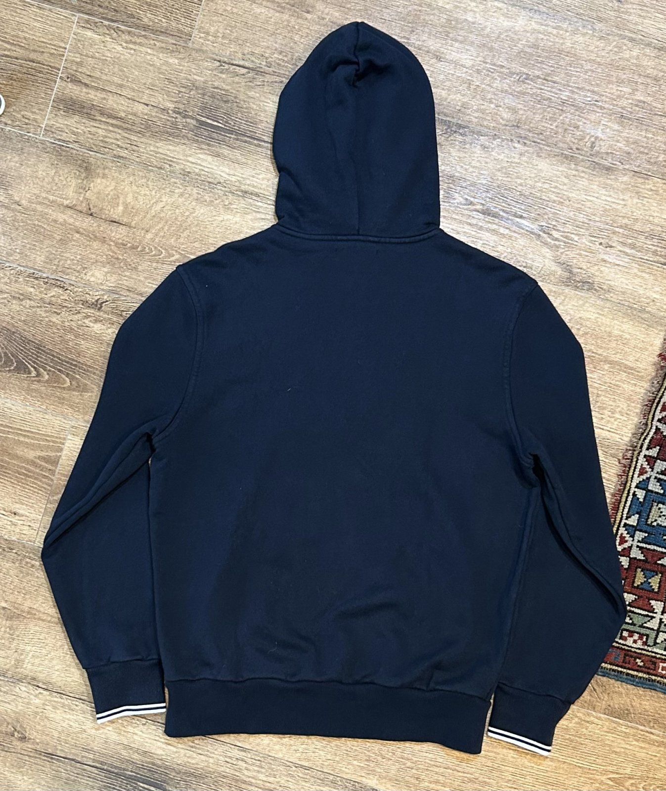 FRED PERRY フルジップパーカー ブラック FRED PERRY フレッドペリー パーカー ジップアップ メンズ