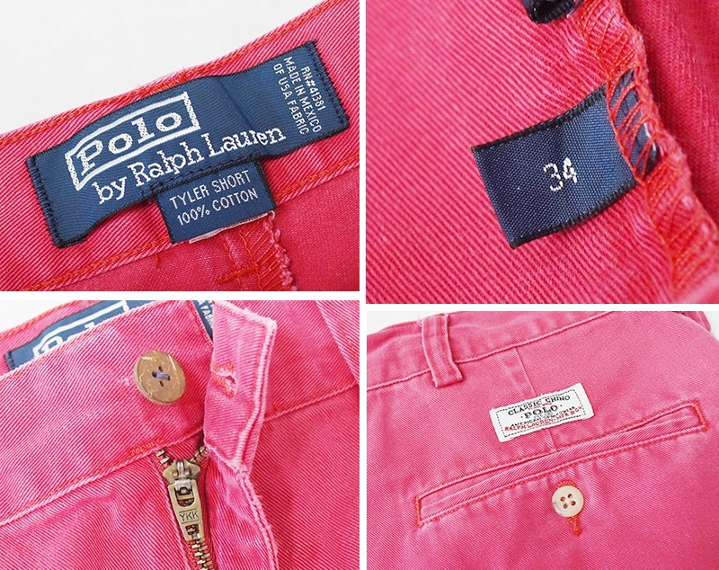 新品未使用　Polo Ralph Lauren 赤 ショートパンツ　サイズL 楽天市場】【9/6 最大半額SALE&店内ポイント5倍!】 90s □ ポロ