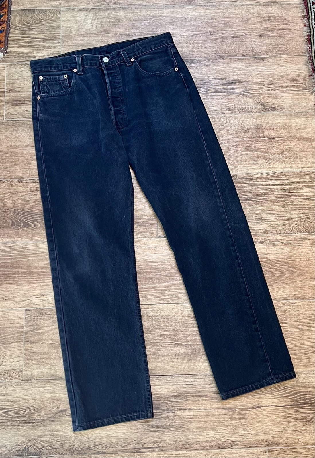 90's【ビンテージ】【LEVI'S】【リーバイス】【501】ブラック 黒