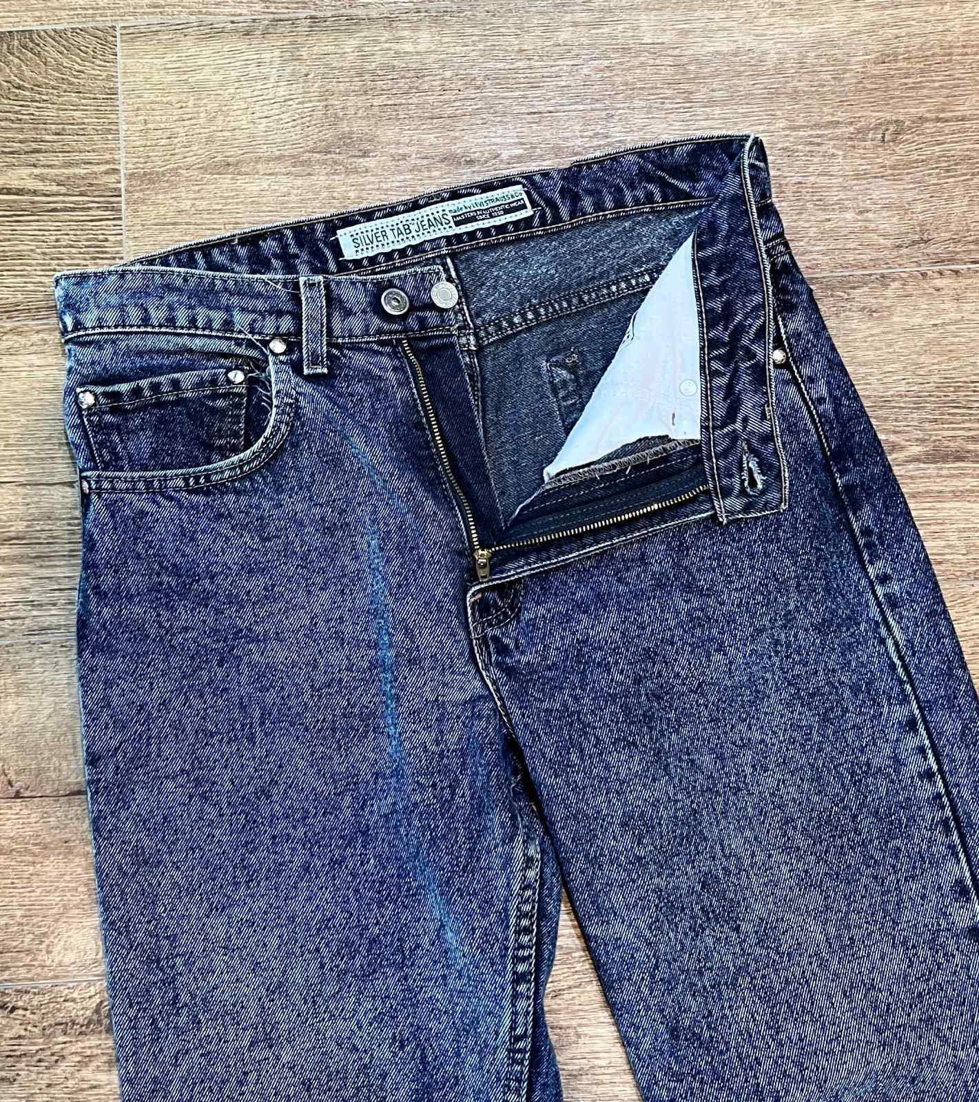 90's【ビンテージ】【USA製】【LEVI'S】リーバイス【シルバー