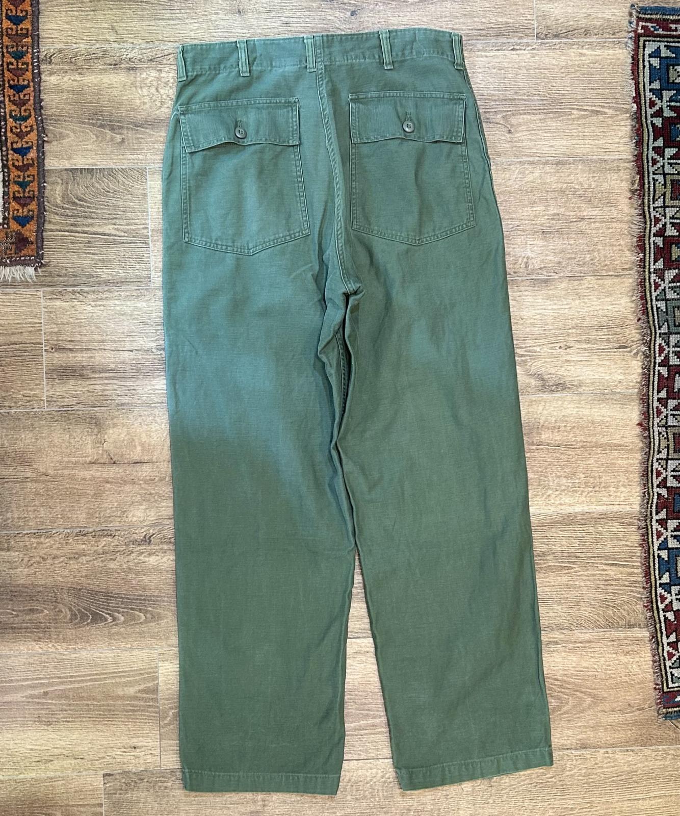 US ARMY 60s 前期 ベイカーパンツ ボタンフライ 60's U.S.ARMY ベイカーパンツ ボタンフライ 表記(34x31
