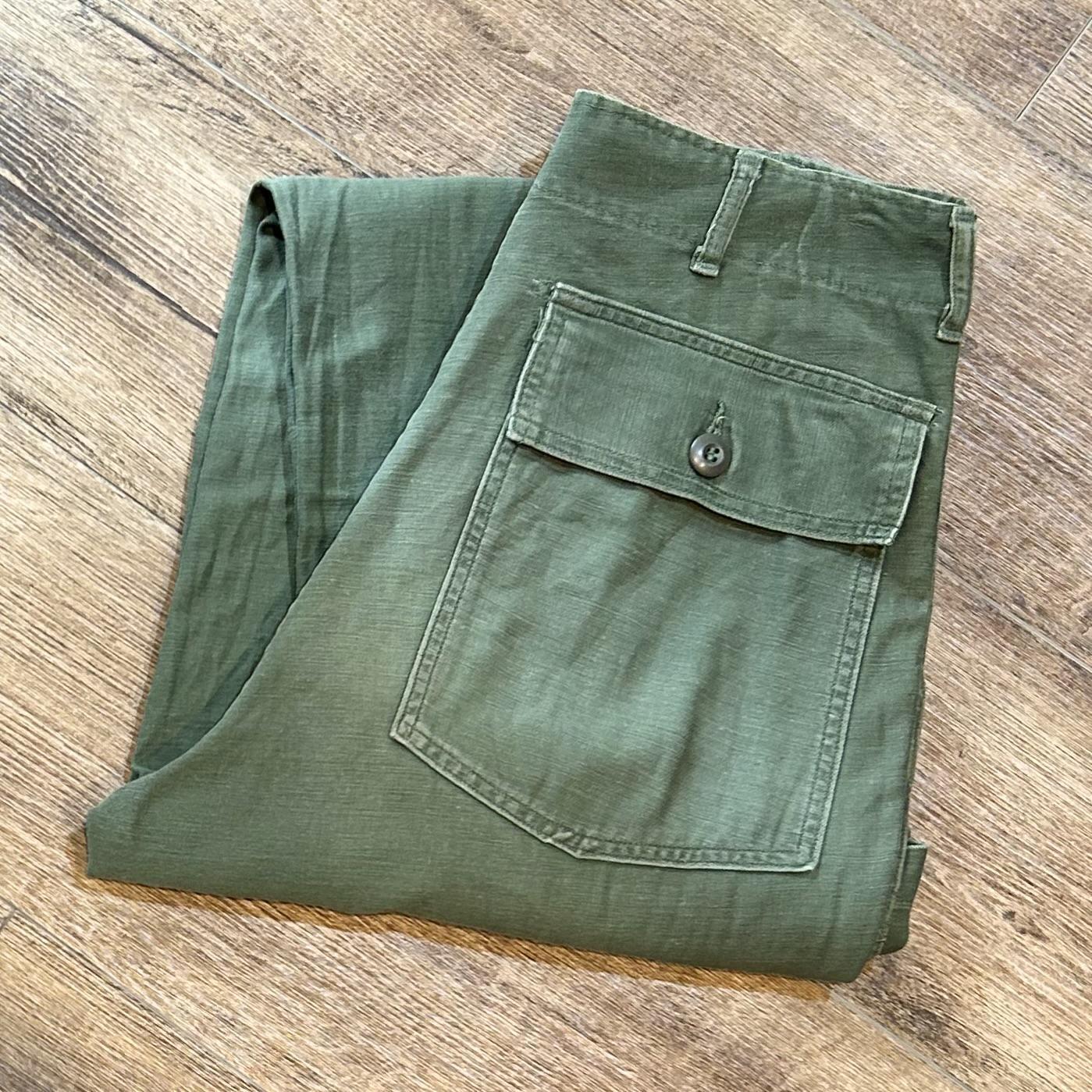 70s OG-107 米軍 ベイカーパンツ 32×29 ヴィンテージ　実物 70s US Army OG107 ベイカーパンツ 32×29 | ib2