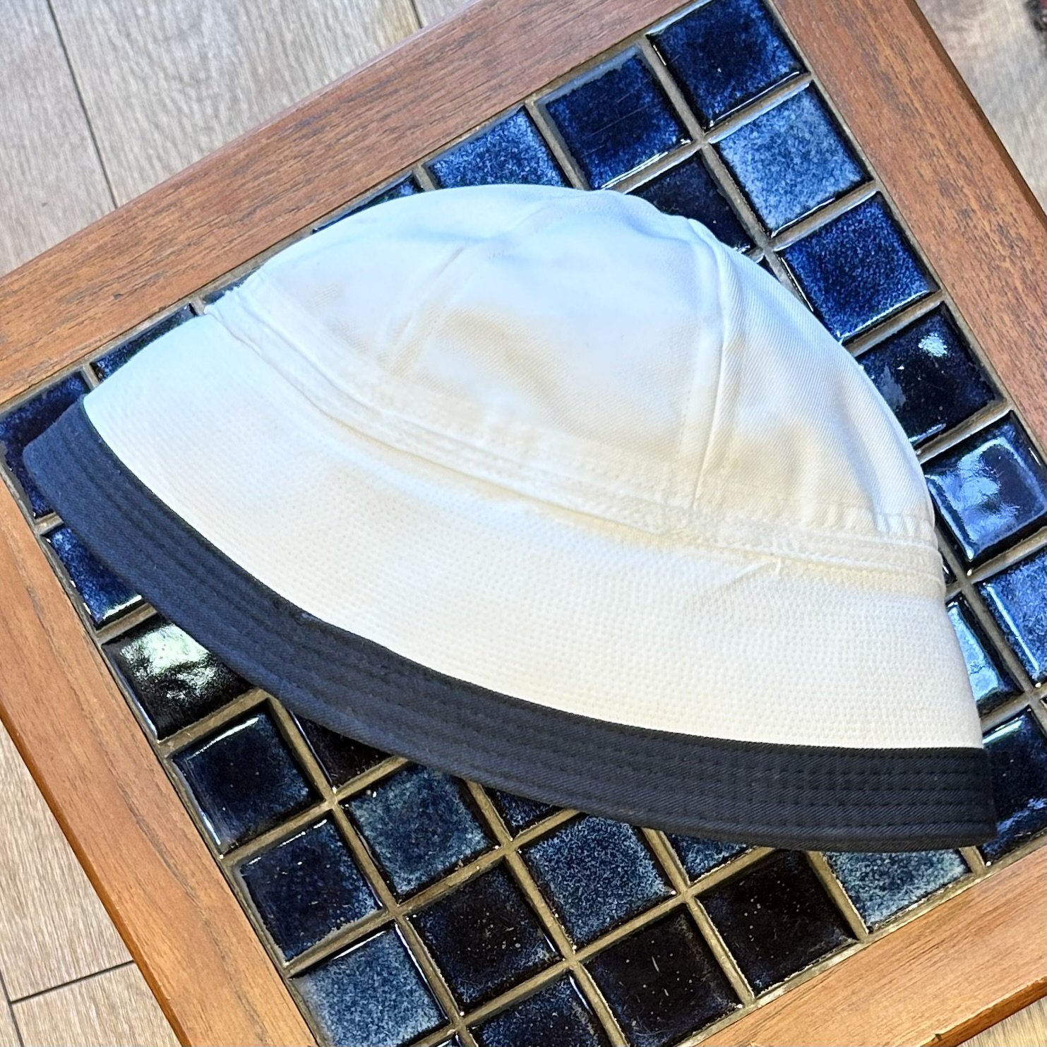 程度良好!! ビンテージ【U.S.NAVY】ブルートリム【セーラーハット