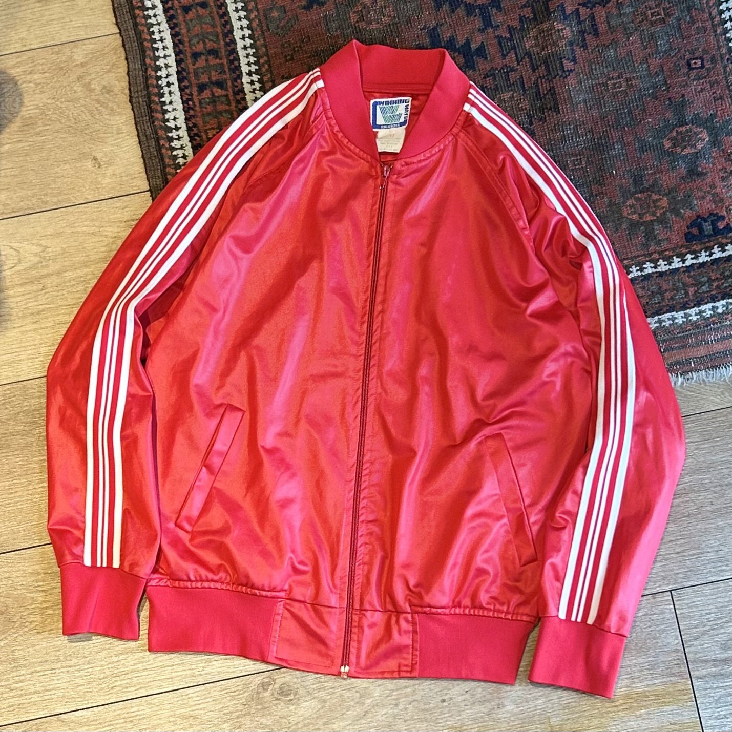 ビンテージ】【WINNING WAYS】【赤×白ライン】ジャージ