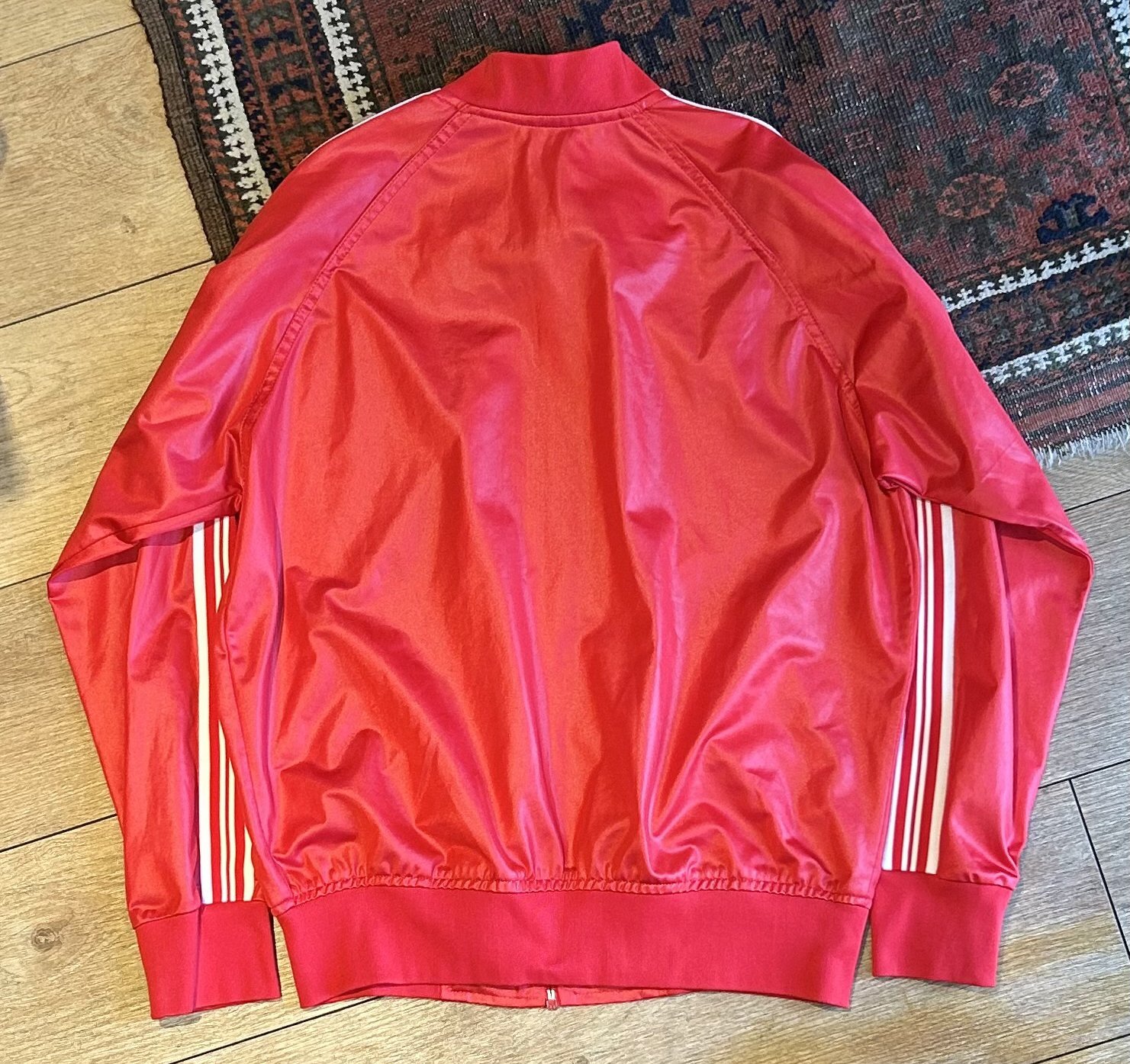 ビンテージ】【WINNING WAYS】【赤×白ライン】ジャージ【トラック