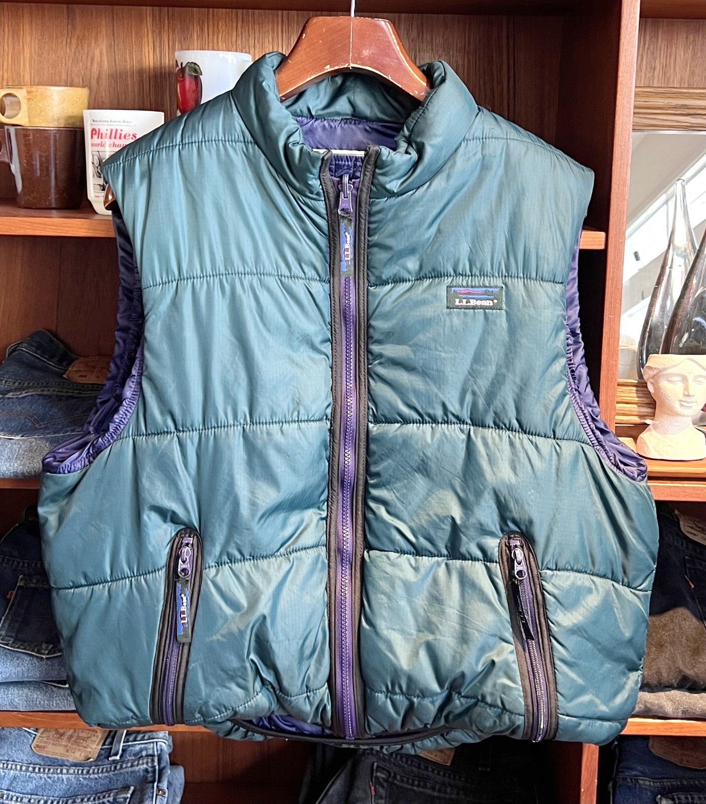 llbean プリマロフト　ダウンベスト　ビンテージ llbean プリマロフト ダウンベスト ビンテージ 90's L.L.Bean ダウン