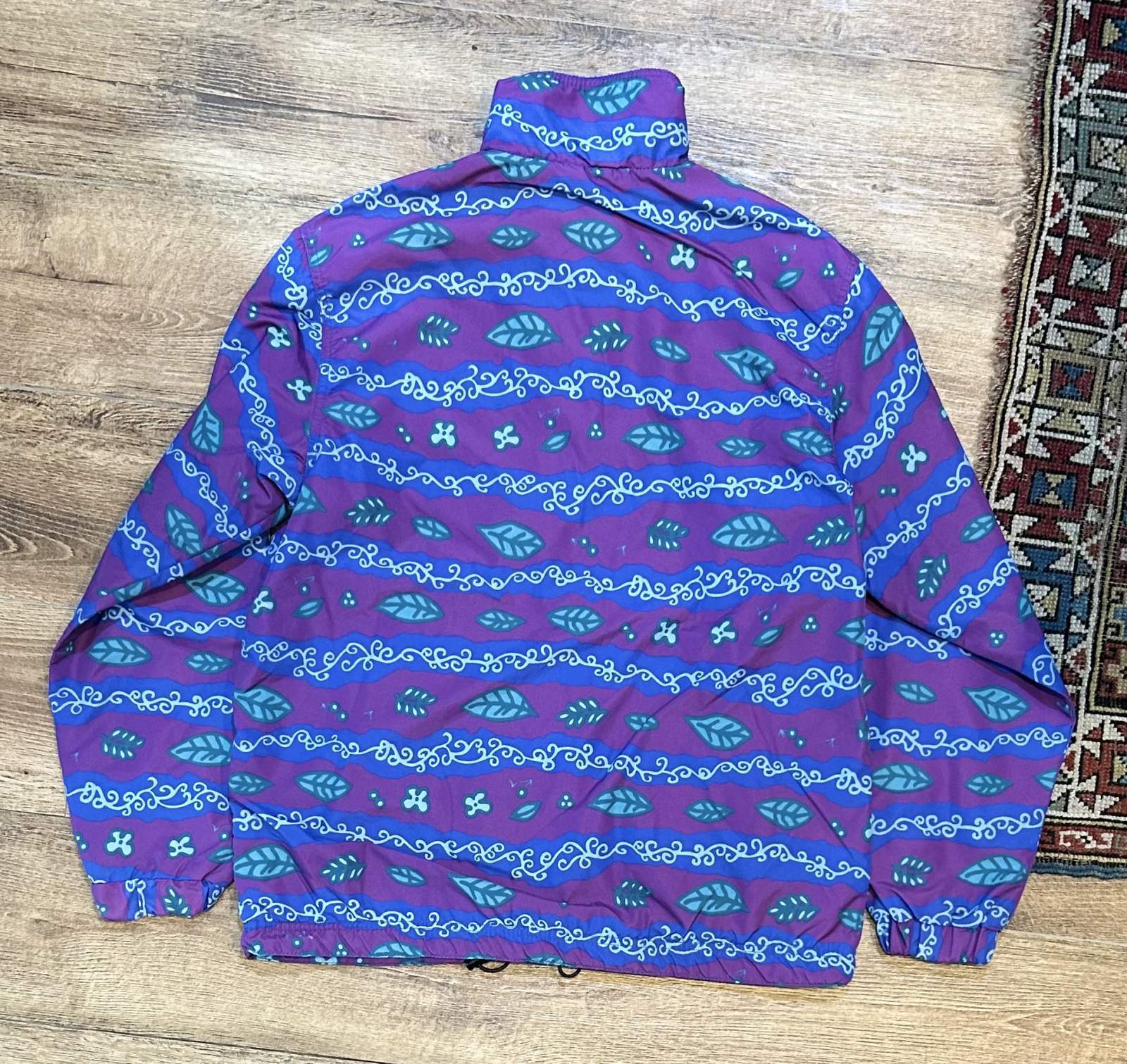 2012年 ビンテージ LLBean ファイヤーパターン フリース ビーニー