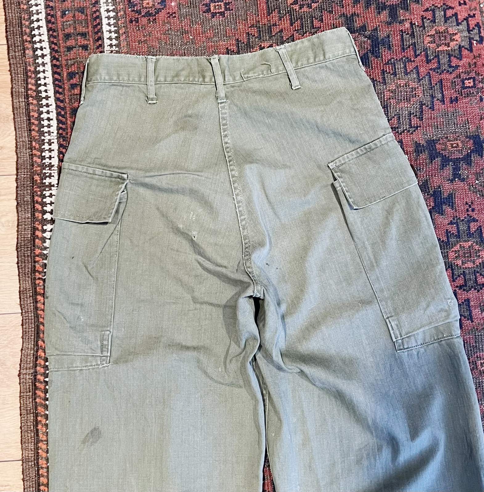 40s US.ARMY M-43 HBT フィールドパンツ ミリタリー 40's U.S.ARMY M-43 HBT フィールドパンツ 実寸(35x29位) | SOLD