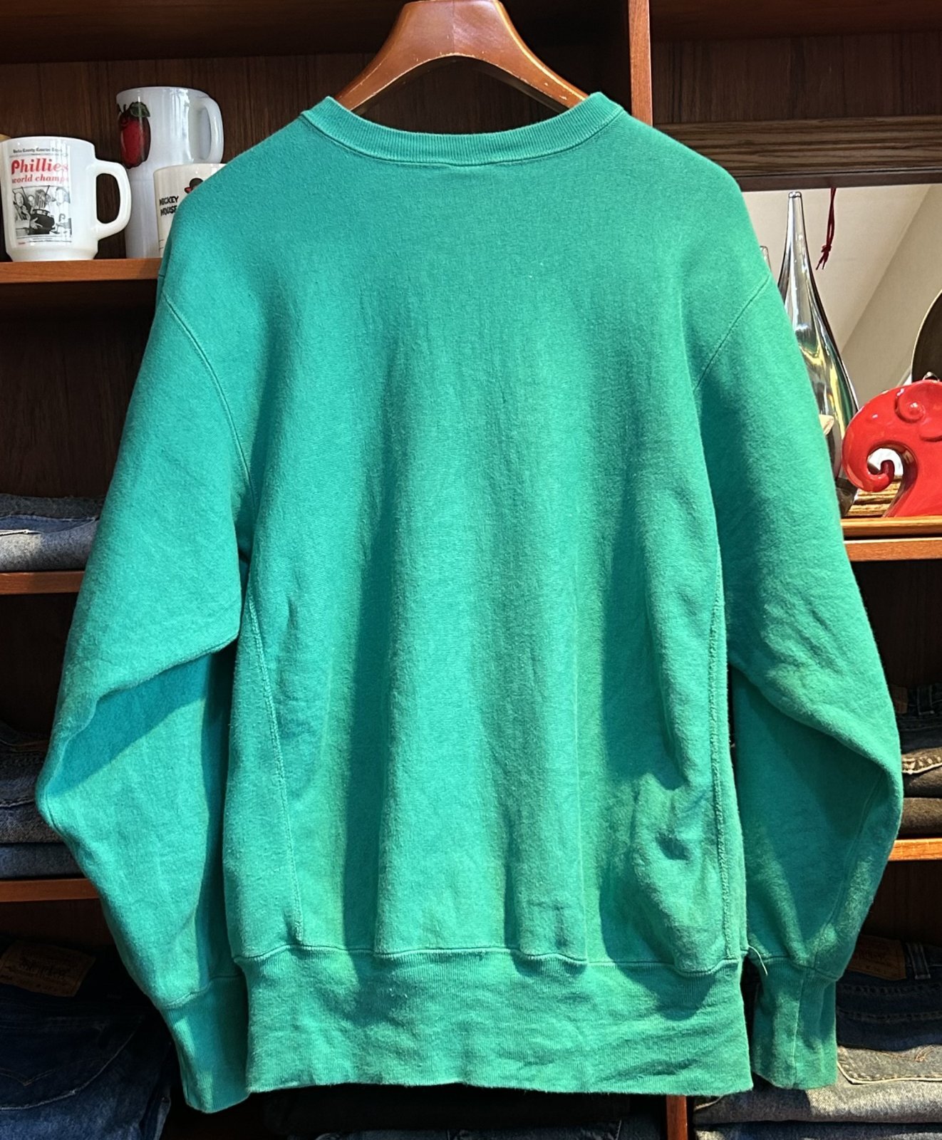 チャンピオン　リバースウィーブ　スウェット　USA製　緑　グリーン　フェード 楽天市場】90年代 USA製 Champion チャンピオン リバース