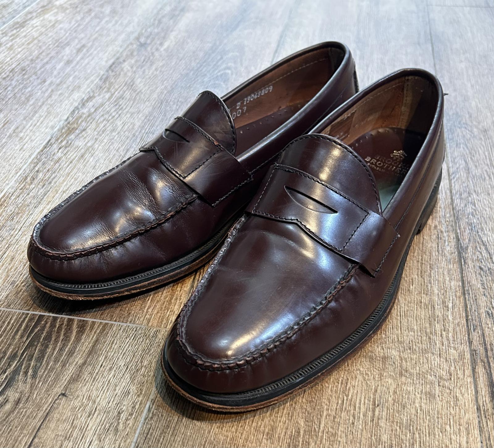 ビンテージ【ブルックスブラザーズ】ブラウン【ペニーローファー