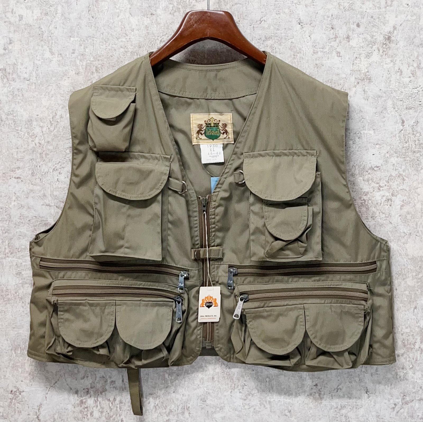 70s80s ビンテージ IDEAL フィッシングベスト USA製 70s80s ビンテージ IDEAL フィッシングベスト USA製 70s80s