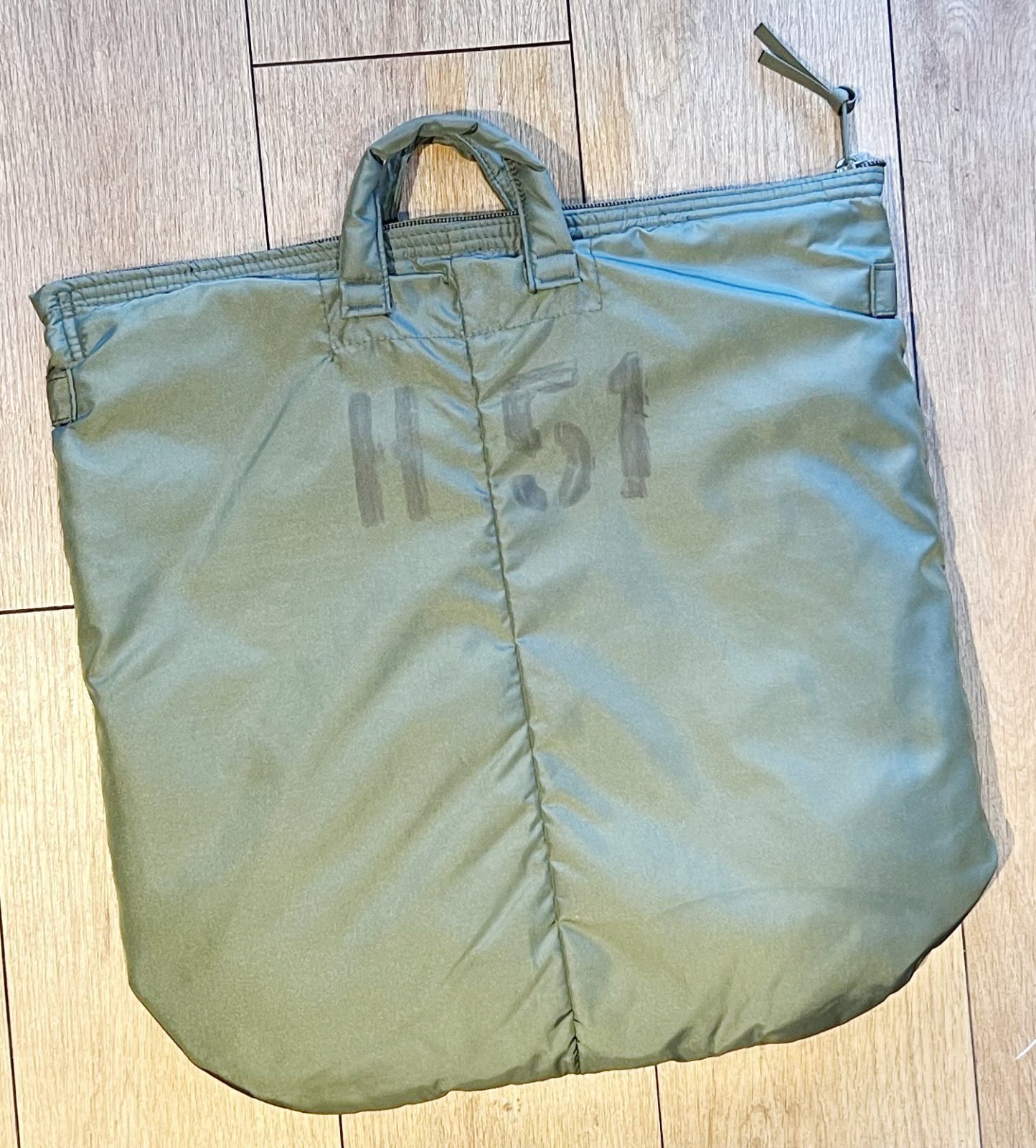 90s 1995年 米軍 実物 ヘルメットバッグ YKK USAF 古着 空軍 90s 1995