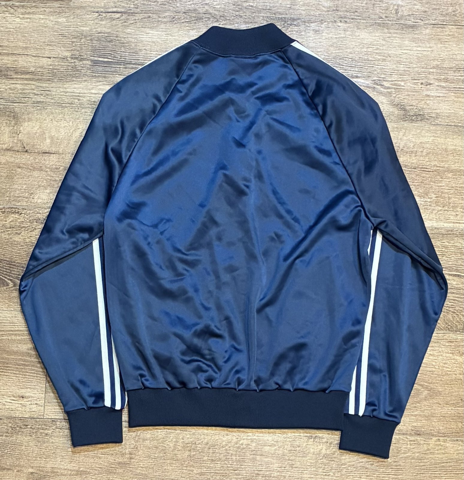 80's USA製【アディダス】adidas【ビンテージ】【紺×白ライン】【ATP