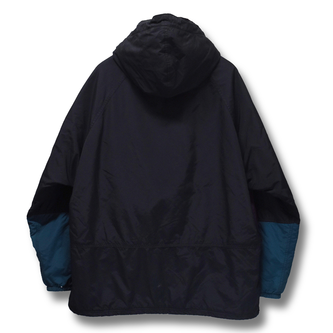 【送料無料】80s エルエルビーン アノラック パーカー アメリカ製 ネイビー L.L.Bean L/古着 エルエルビーン LLBEAN 長袖 ナイロン ジャケット