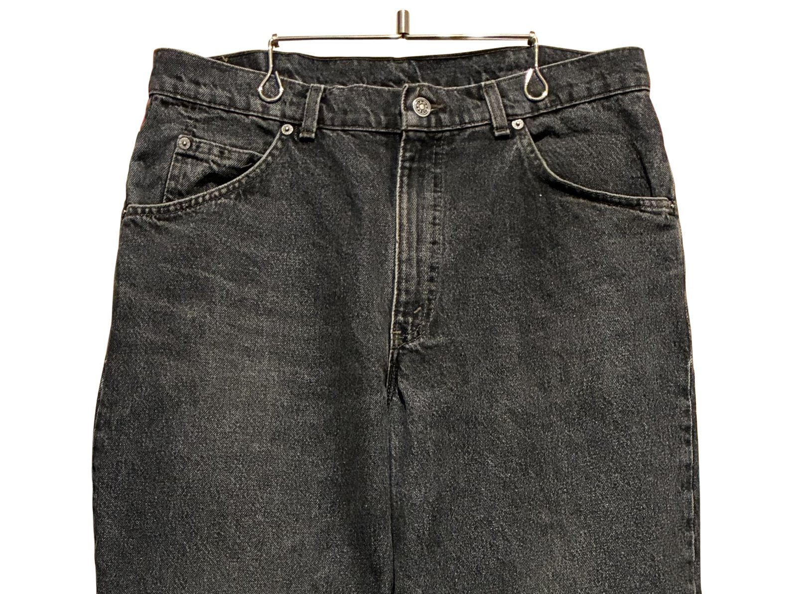 USA製】【ビンテージ】【BRITANIA】ブリタニア 先染め 黒 デニムパンツ