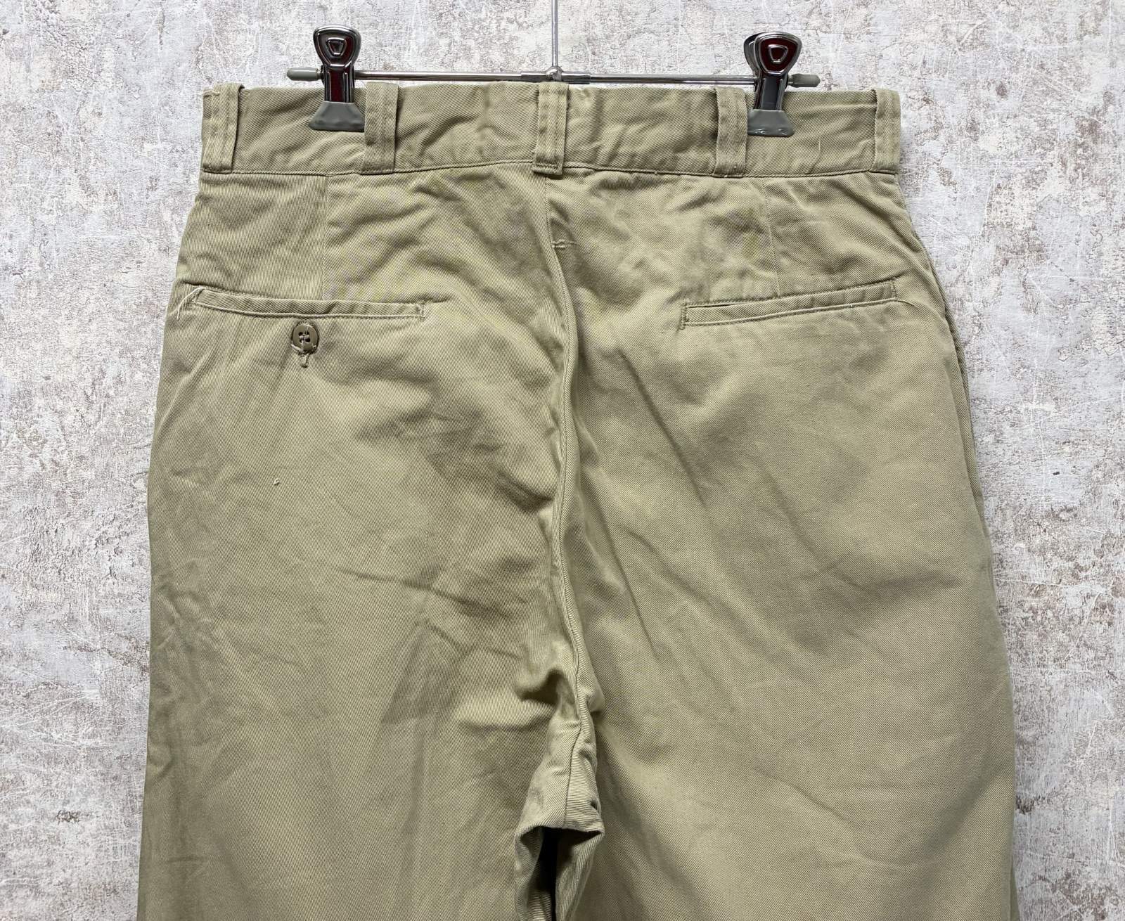 60's【ビンテージ】U.S.ARMY【米軍実物】【チノパンツ】【サイズ 32x33